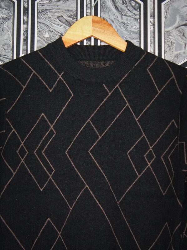 Black Geometric Pattern shirt